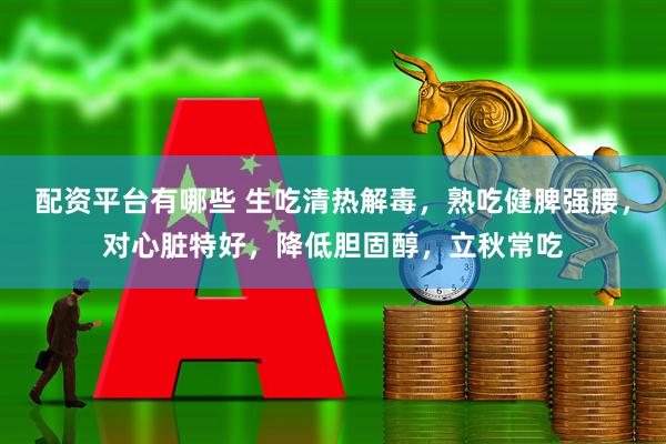 配资平台有哪些 生吃清热解毒，熟吃健脾强腰，对心脏特好，降低胆固醇，立秋常吃